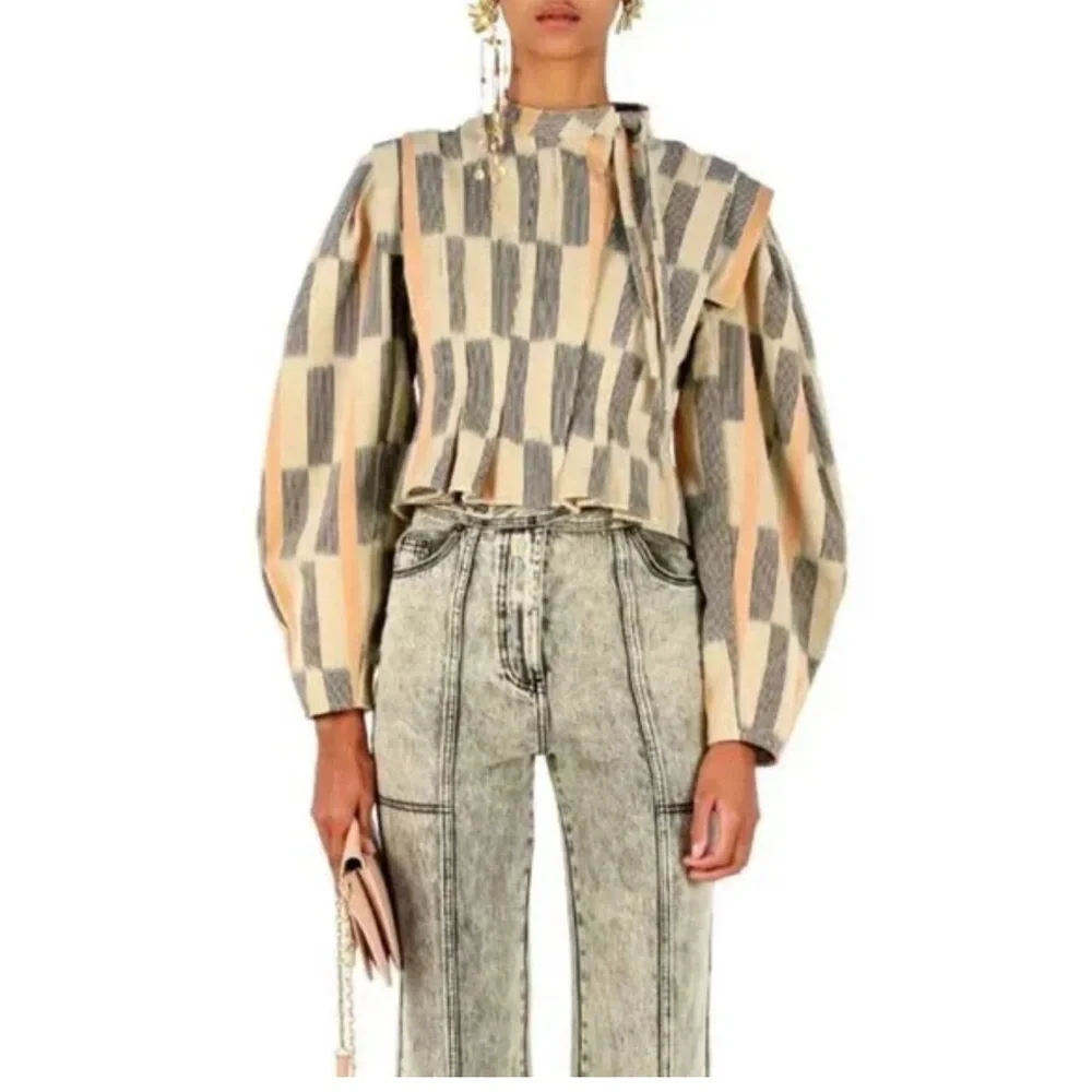 Ulla Johnson Women's Hiroki Cotton Zipper Jacket - Picture 4 of 11